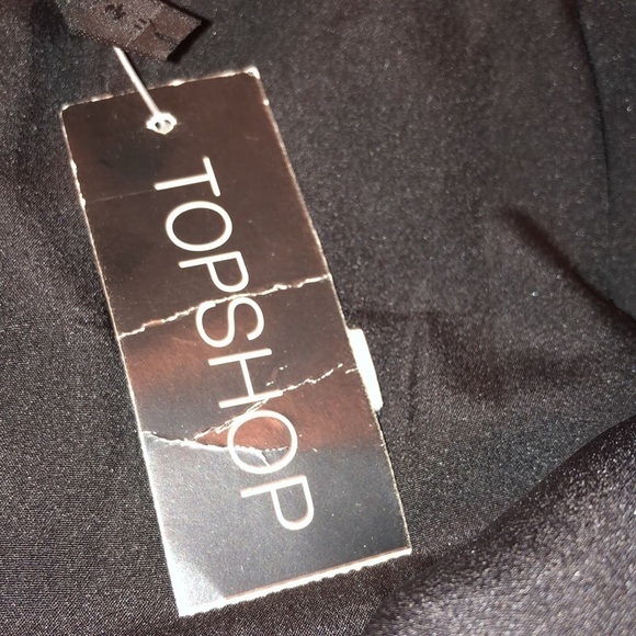 TOPSHOP Padded and Quilted Deep Purple Mini Skirt Size 6 - Picture 6 of 9